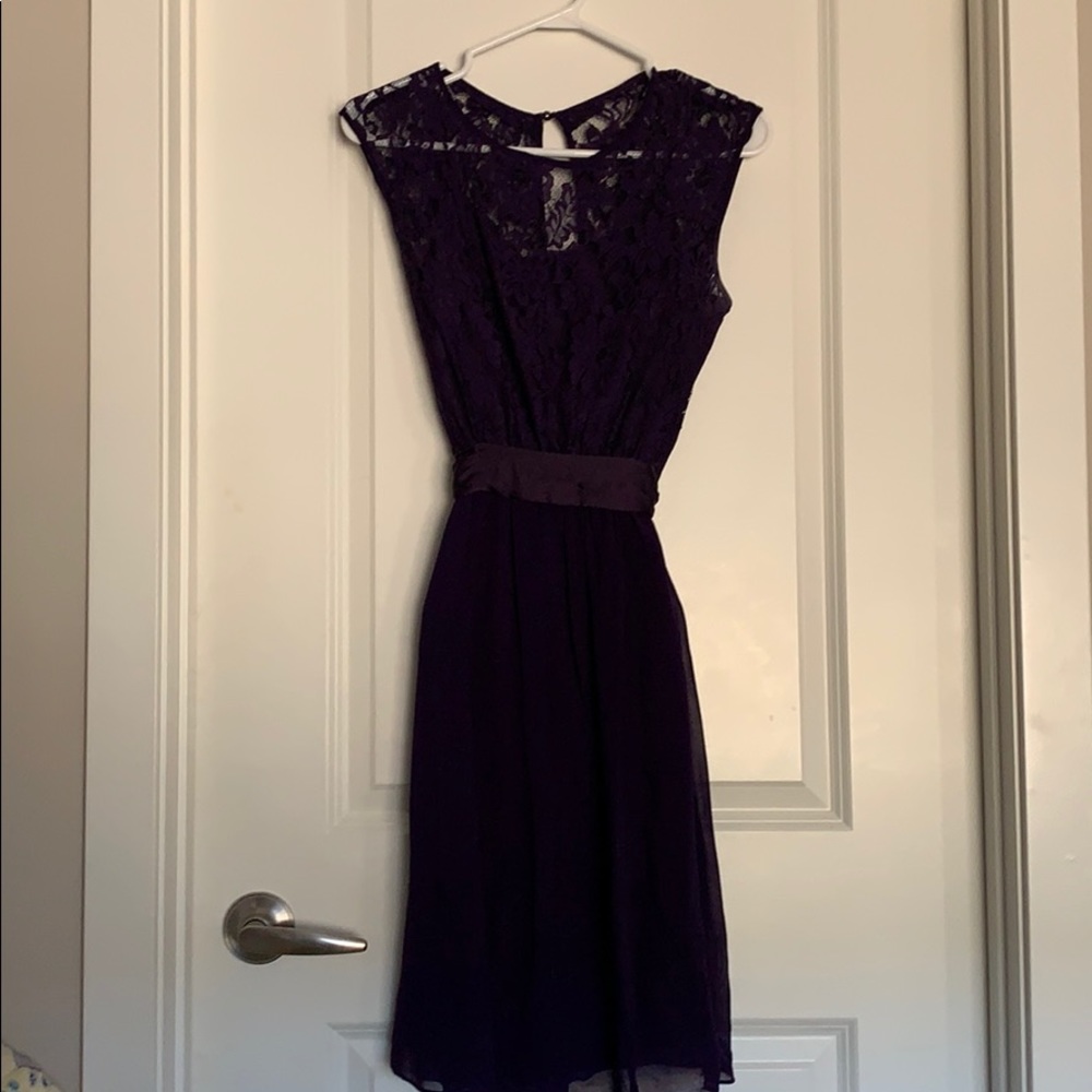 Purple bridesmaid dress